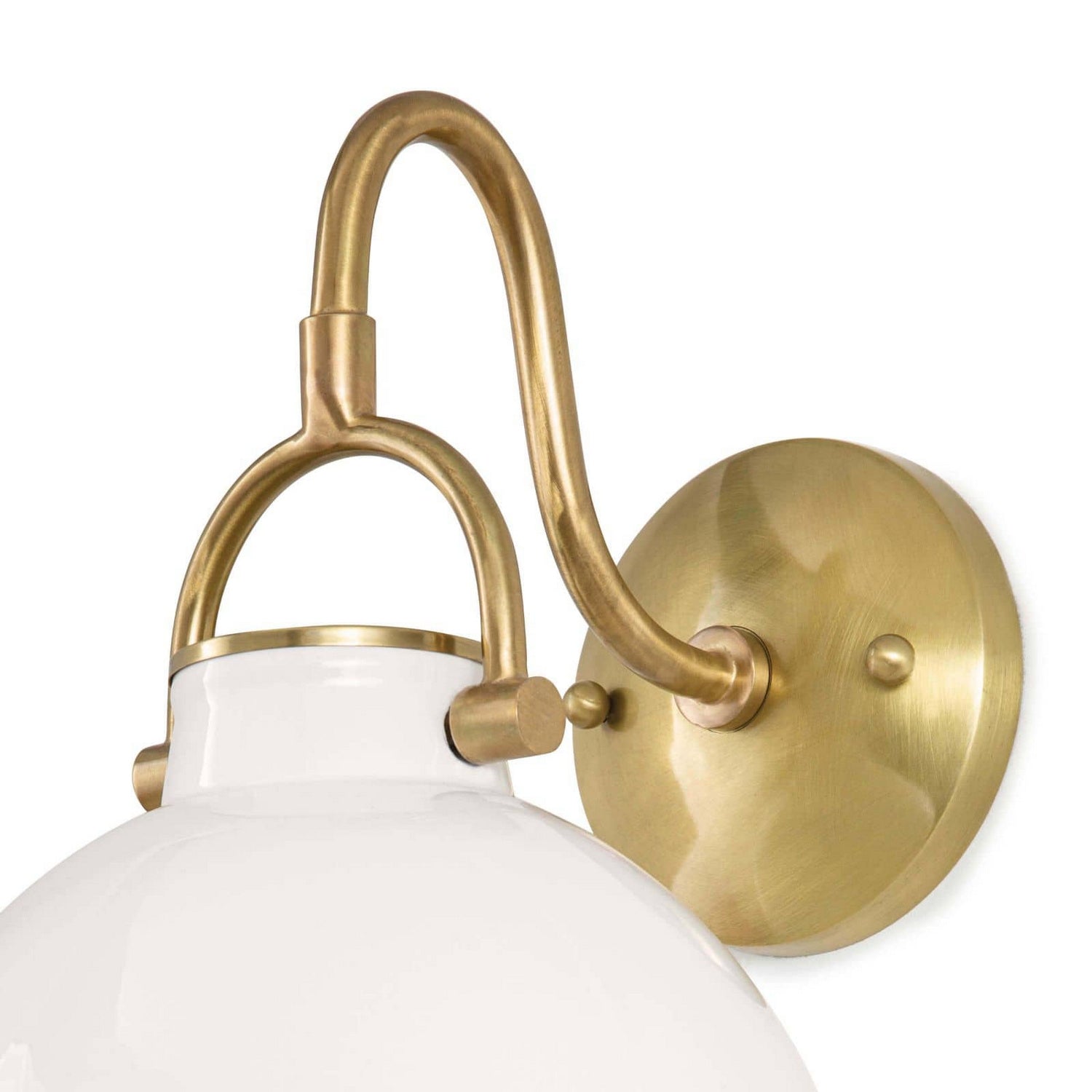 Regina Andrew One Light Wall Sconce from the Eloise collection in White finish