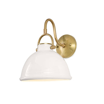 Regina Andrew One Light Wall Sconce from the Eloise collection in White finish
