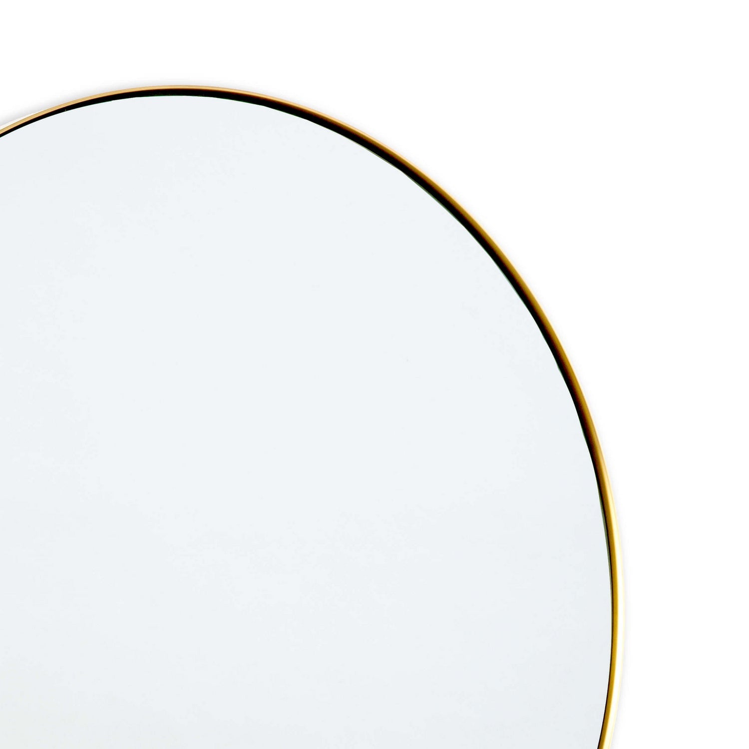 Regina Andrew Mirror from the Rowen collection in Natural Brass finish