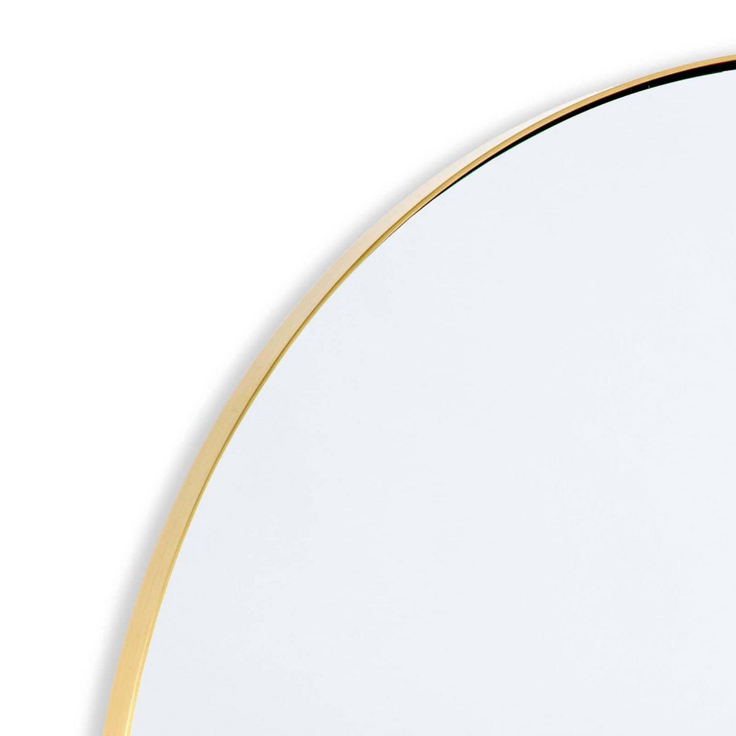 Regina Andrew Mirror from the Rowen collection in Natural Brass finish
