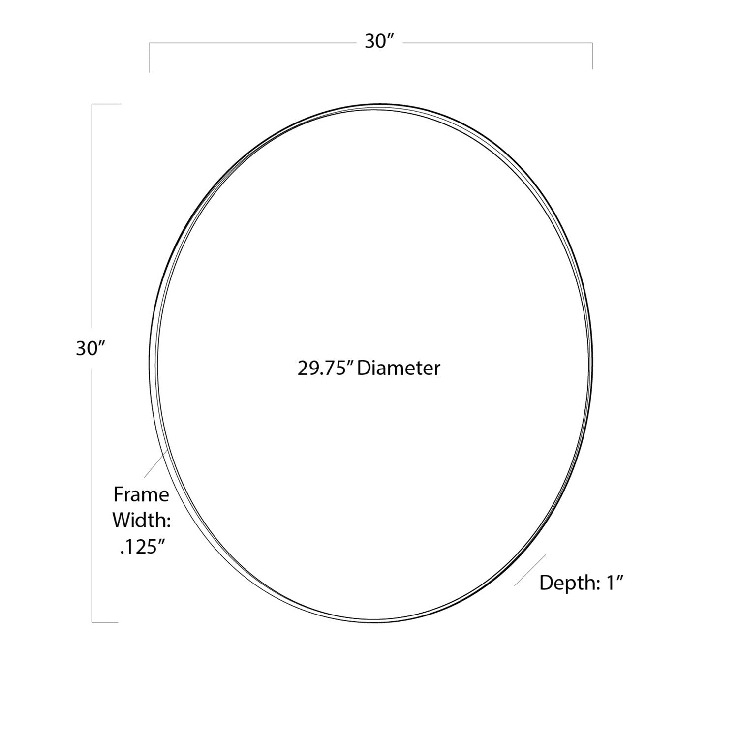 Regina Andrew Mirror from the Rowen collection in Natural Brass finish