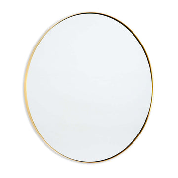 Regina Andrew Mirror from the Rowen collection in Natural Brass finish