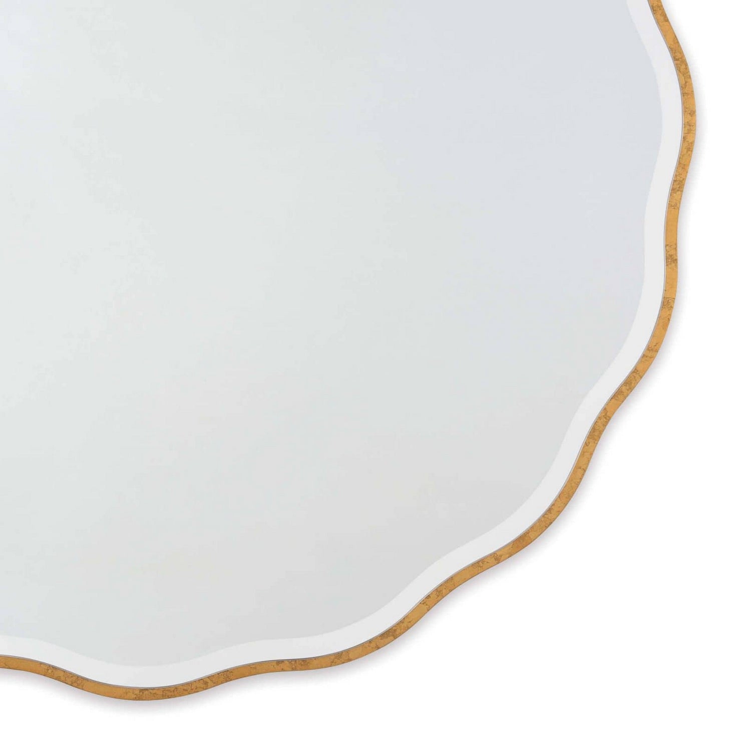 Regina Andrew Mirror from the Candice collection in Gold Leaf finish