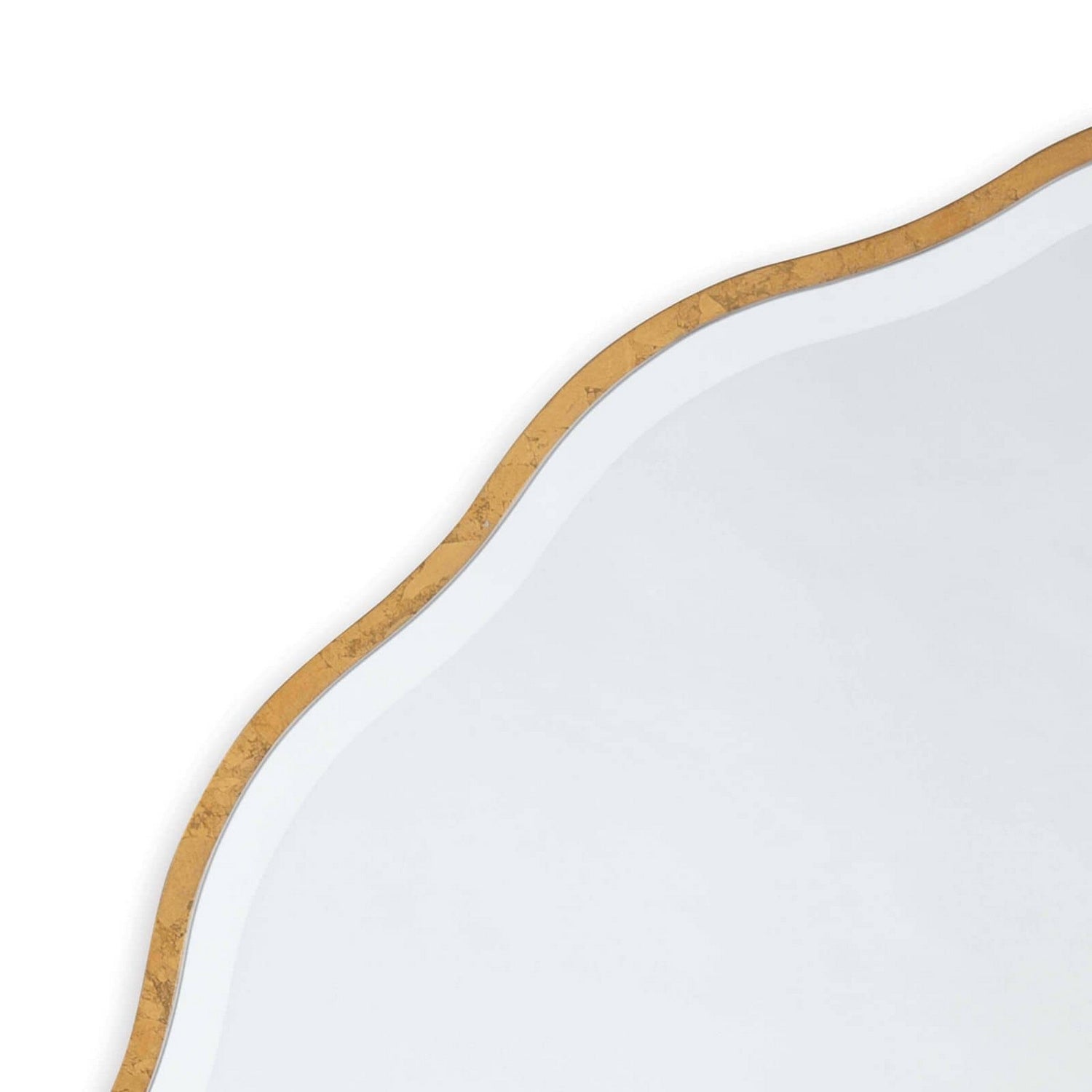 Regina Andrew Mirror from the Candice collection in Gold Leaf finish