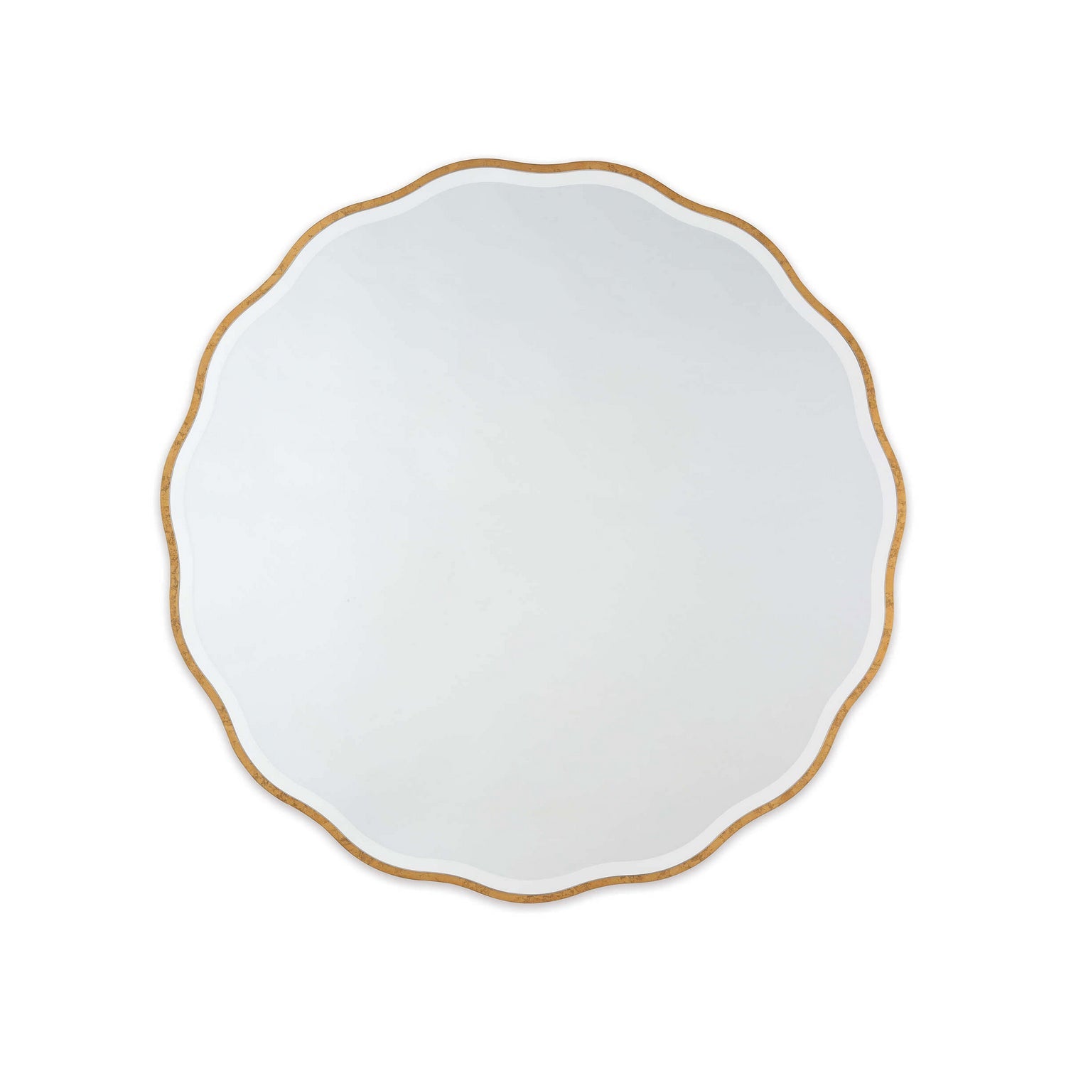 Regina Andrew Mirror from the Candice collection in Gold Leaf finish