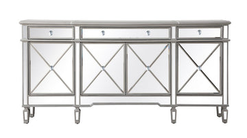 Elegant Lighting Credenza from the Contempo collection in Silver finish