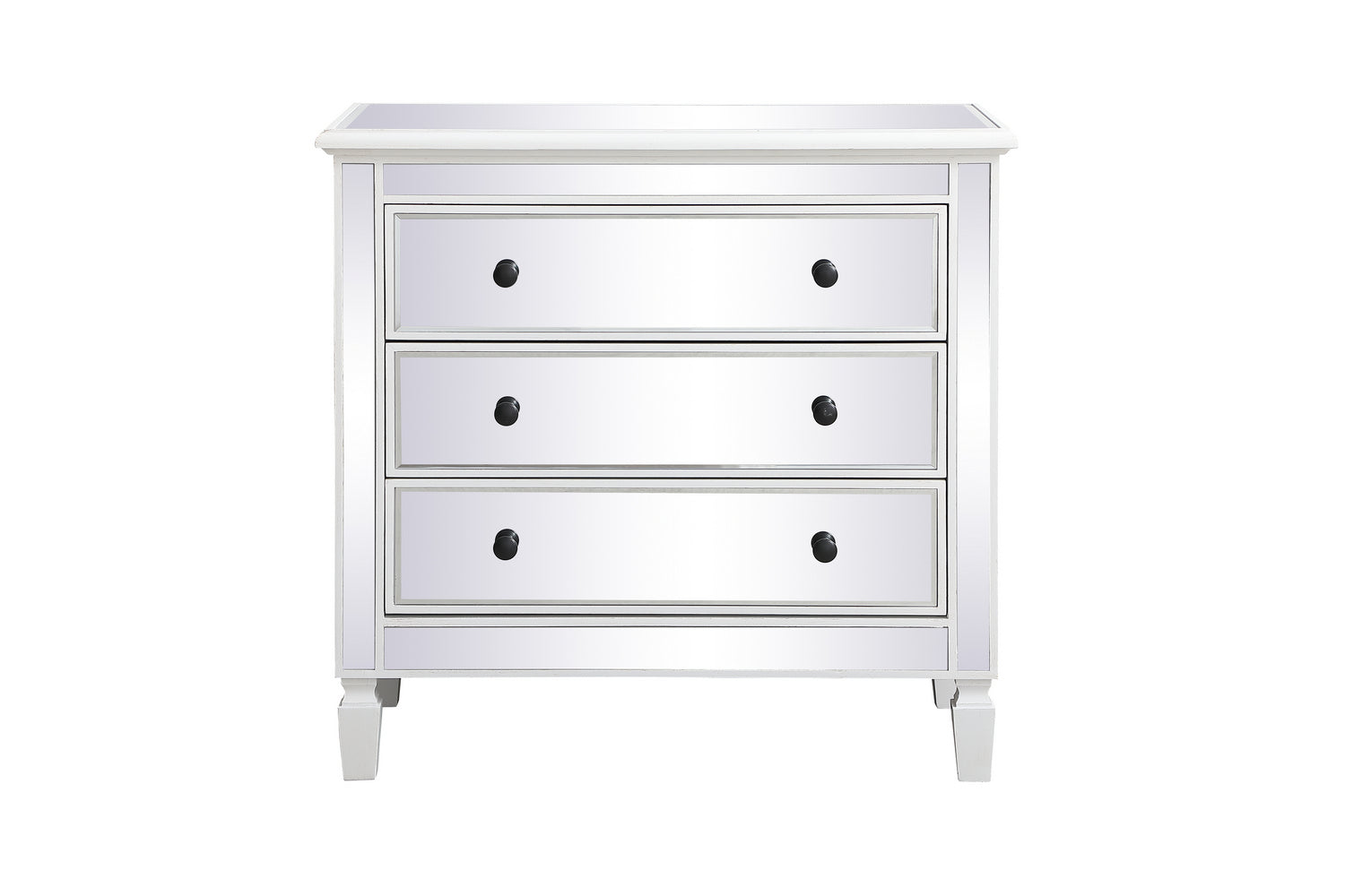 Elegant Lighting Chest from the Contempo collection in Antique White finish