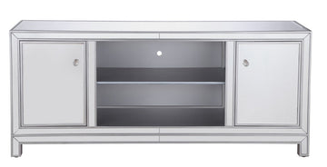 Elegant Lighting TV Stand from the Modern collection in Antique Silver finish