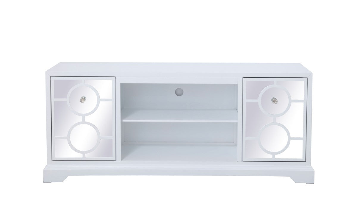 Elegant Lighting TV Stand from the Modern collection in White finish