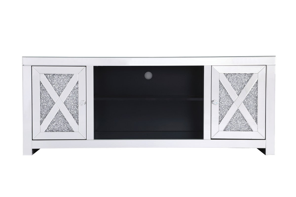 Elegant Lighting TV Stand from the Modern collection in Clear finish
