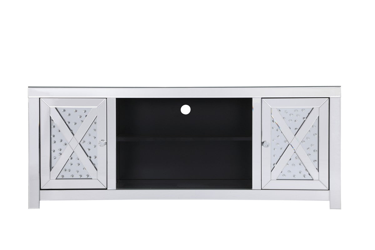 Elegant Lighting TV Stand from the Modern collection in Clear finish