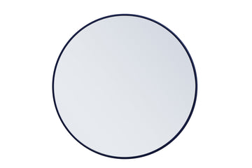Elegant Lighting Mirror from the Eternity collection in Blue finish