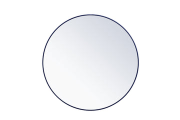 Elegant Lighting Mirror from the Eternity collection in Blue finish