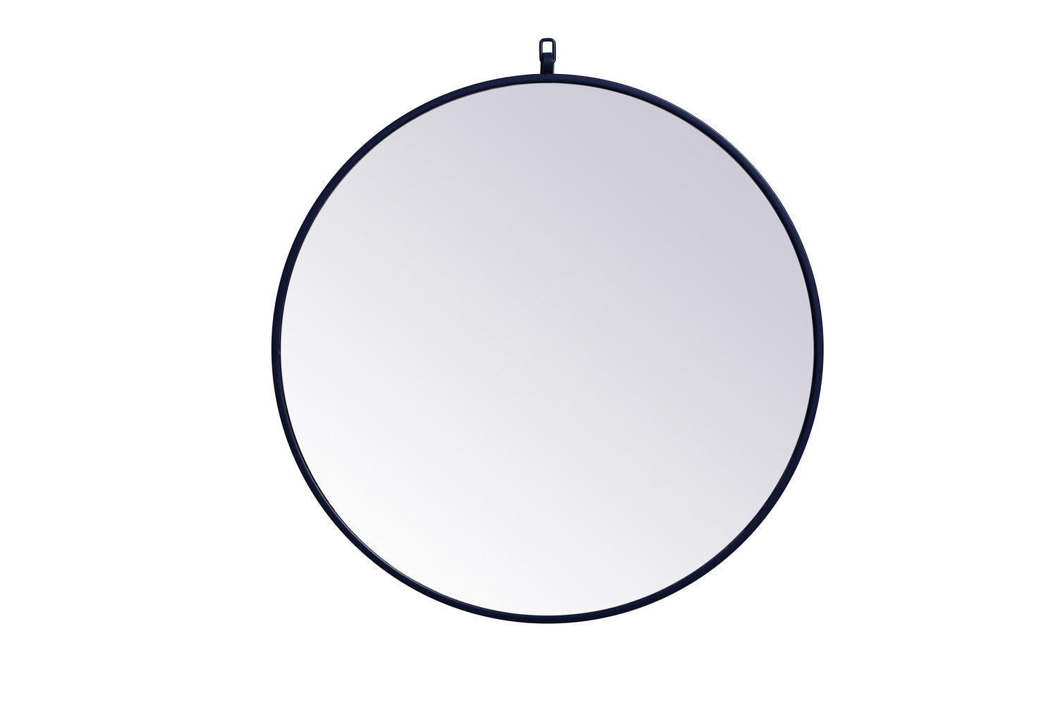 Elegant Lighting Mirror from the Rowan collection in Blue finish