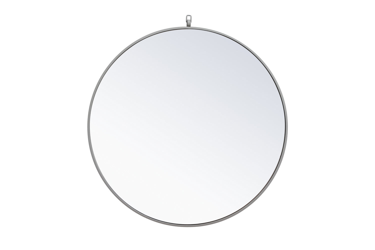 Elegant Lighting Mirror from the Rowan collection in Grey finish