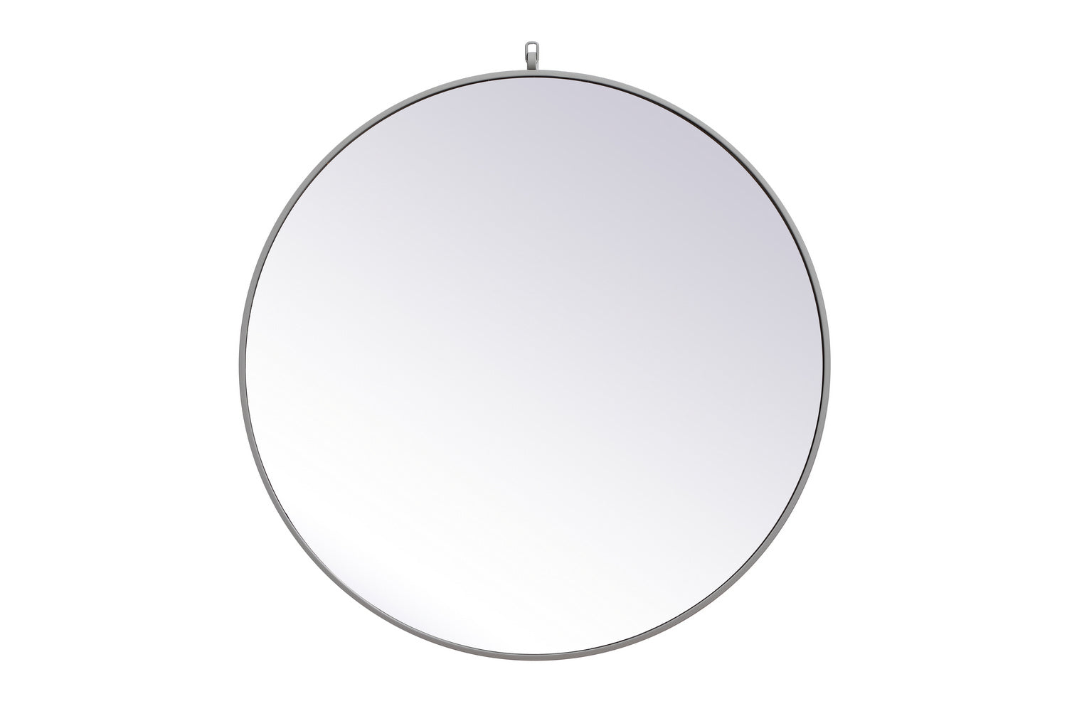Elegant Lighting Mirror from the Rowan collection in Grey finish