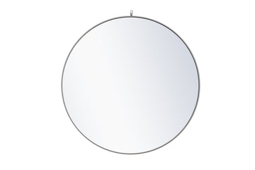 Elegant Lighting Mirror from the Rowan collection in Grey finish
