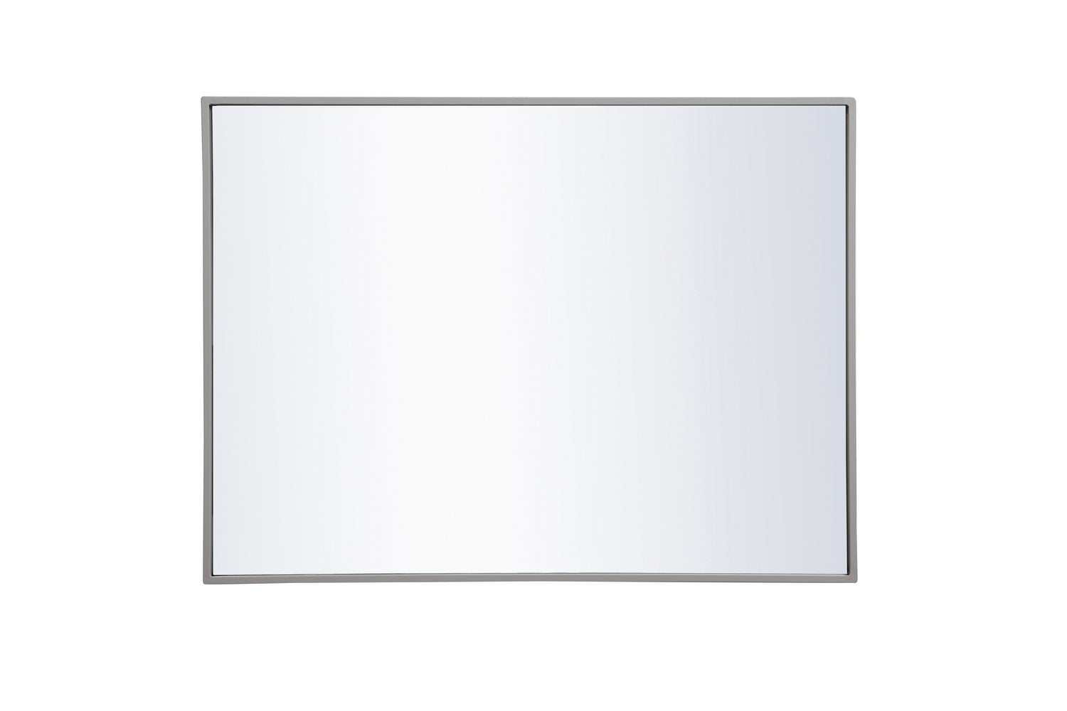 Elegant Lighting Mirror from the Monet collection in Grey finish