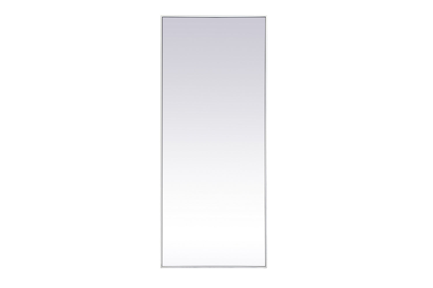 Elegant Lighting Mirror from the Monet collection in White finish