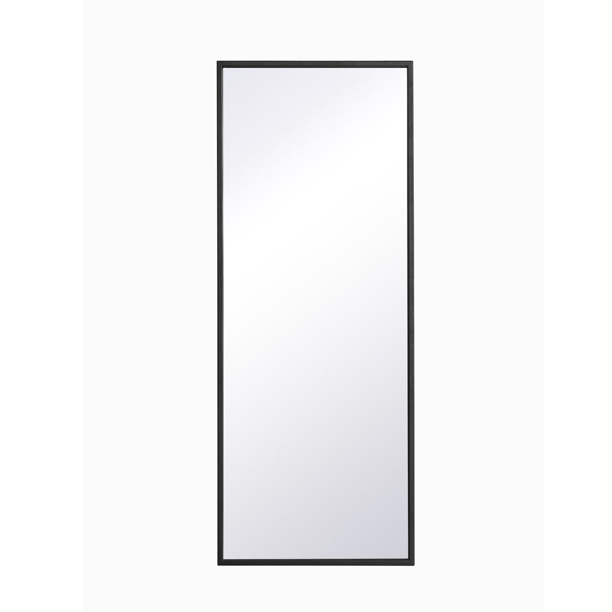 Elegant Lighting Mirror from the Monet collection in Black finish