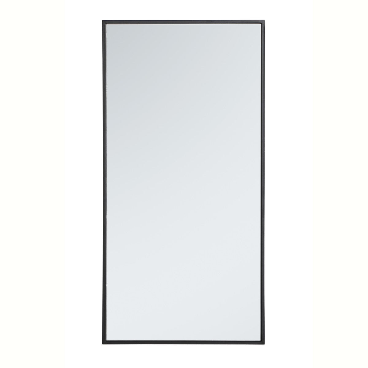 Elegant Lighting Mirror from the Monet collection in Black finish