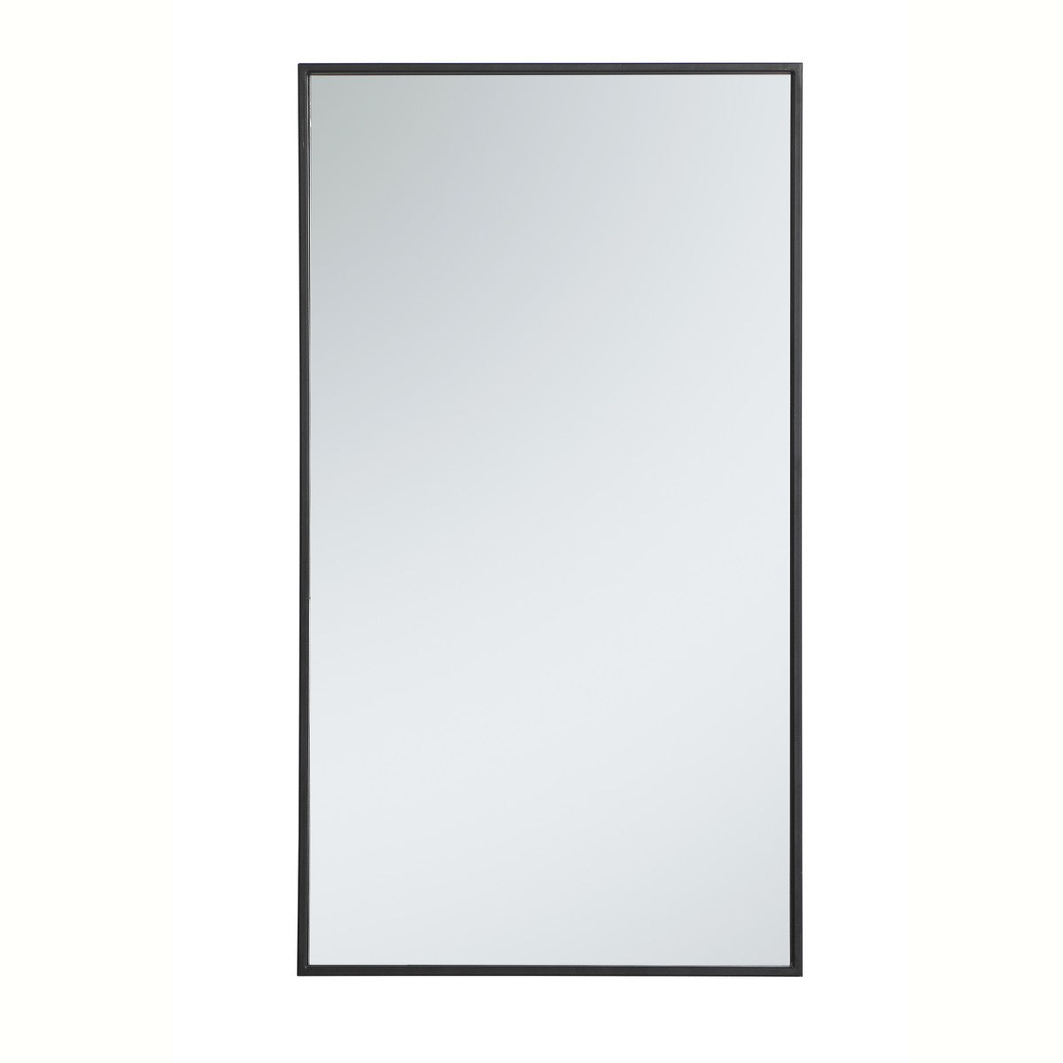 Elegant Lighting Mirror from the Monet collection in Black finish