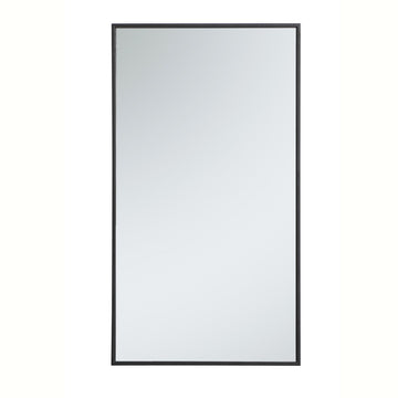Elegant Lighting Mirror from the Monet collection in Black finish