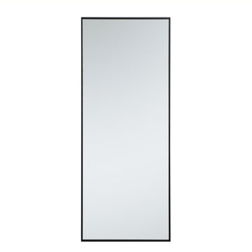 Elegant Lighting Mirror from the Monet collection in Black finish