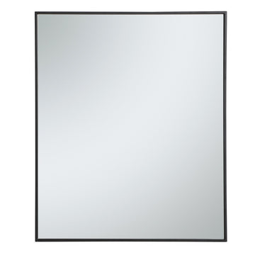 Elegant Lighting Mirror from the Monet collection in Black finish