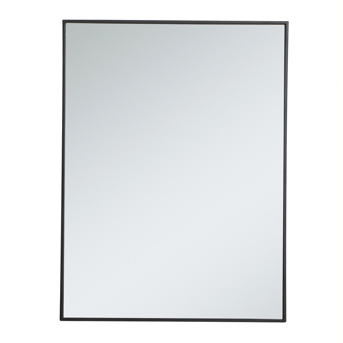 Elegant Lighting Mirror from the Monet collection in Black finish