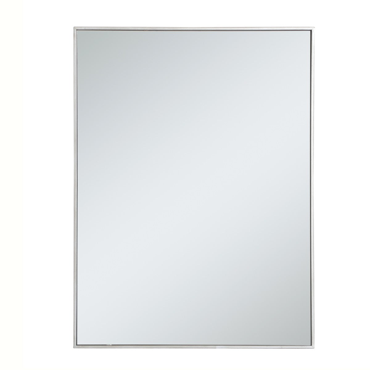 Elegant Lighting Mirror from the Monet collection in Silver finish