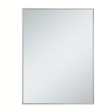 Elegant Lighting Mirror from the Monet collection in Silver finish