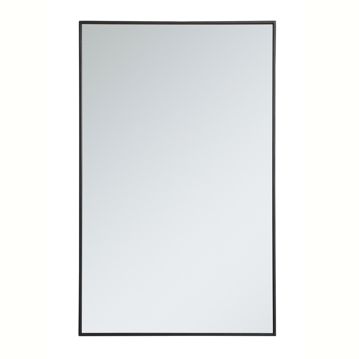Elegant Lighting Mirror from the Monet collection in Black finish