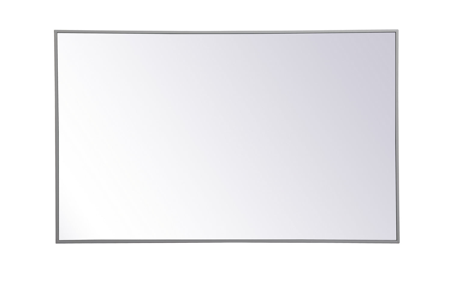 Elegant Lighting Mirror from the Monet collection in Grey finish