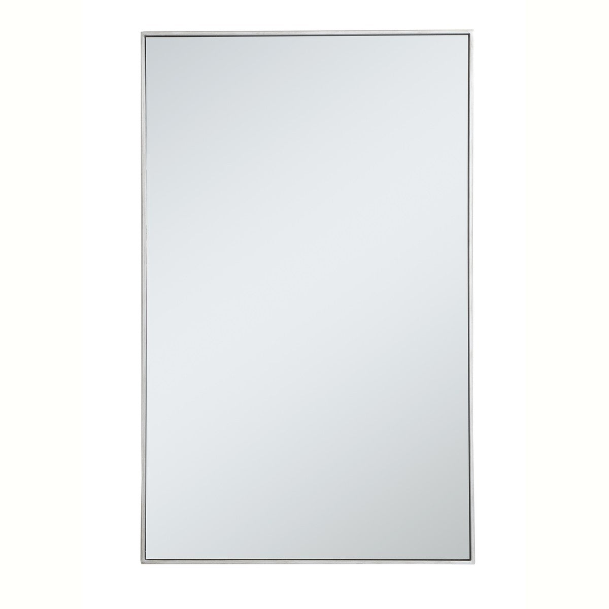 Elegant Lighting Mirror from the Monet collection in Silver finish