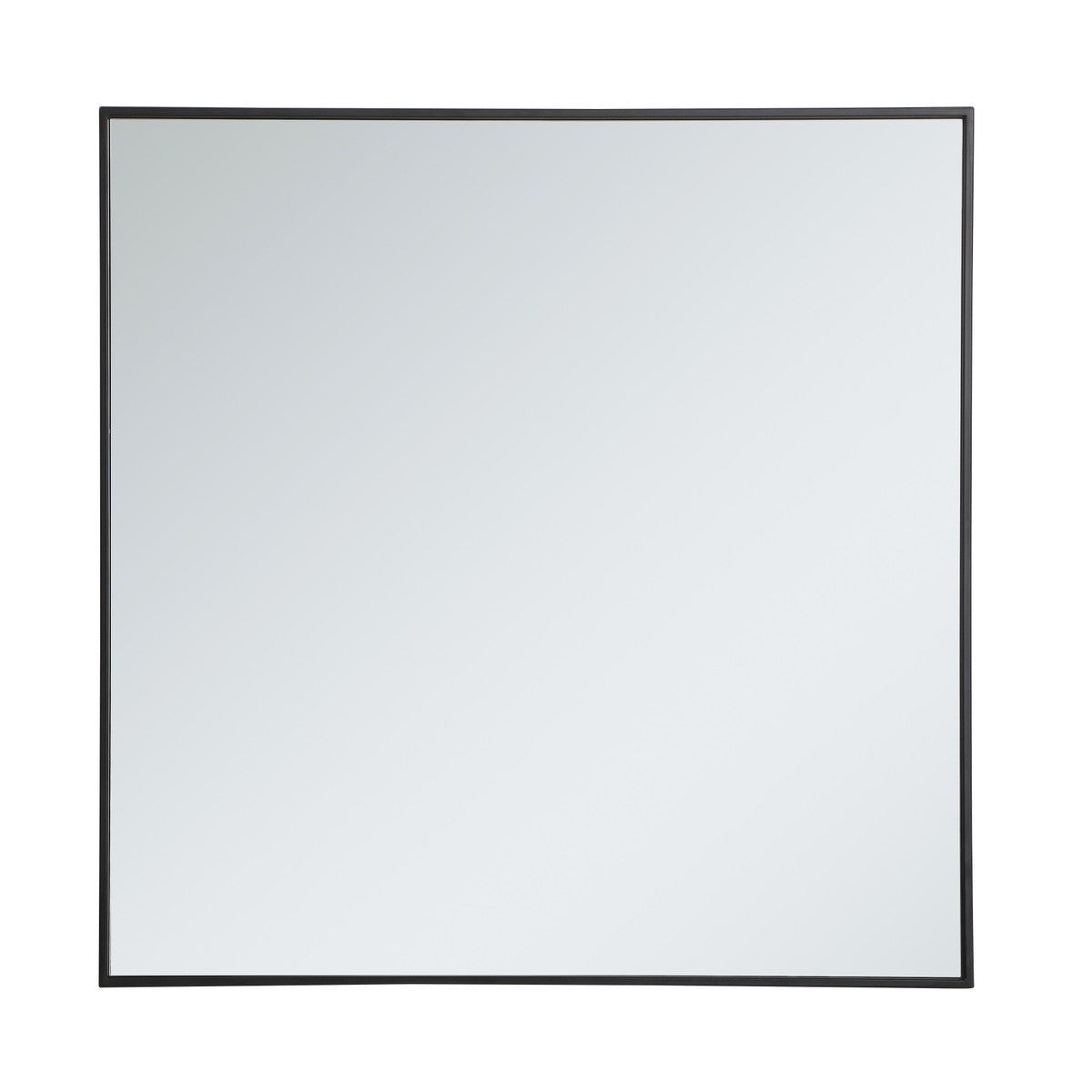 Elegant Lighting Mirror from the Monet collection in Black finish