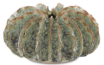 Currey and Company Vase from the Sunken Boat Collection collection in Moss Green finish