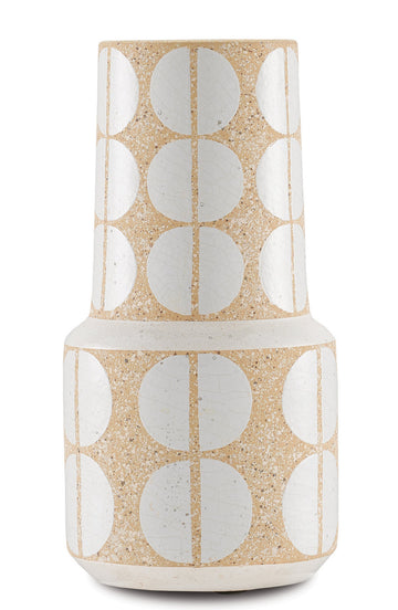 Currey and Company Vase from the Happy collection in Speckled Antique Khaki finish