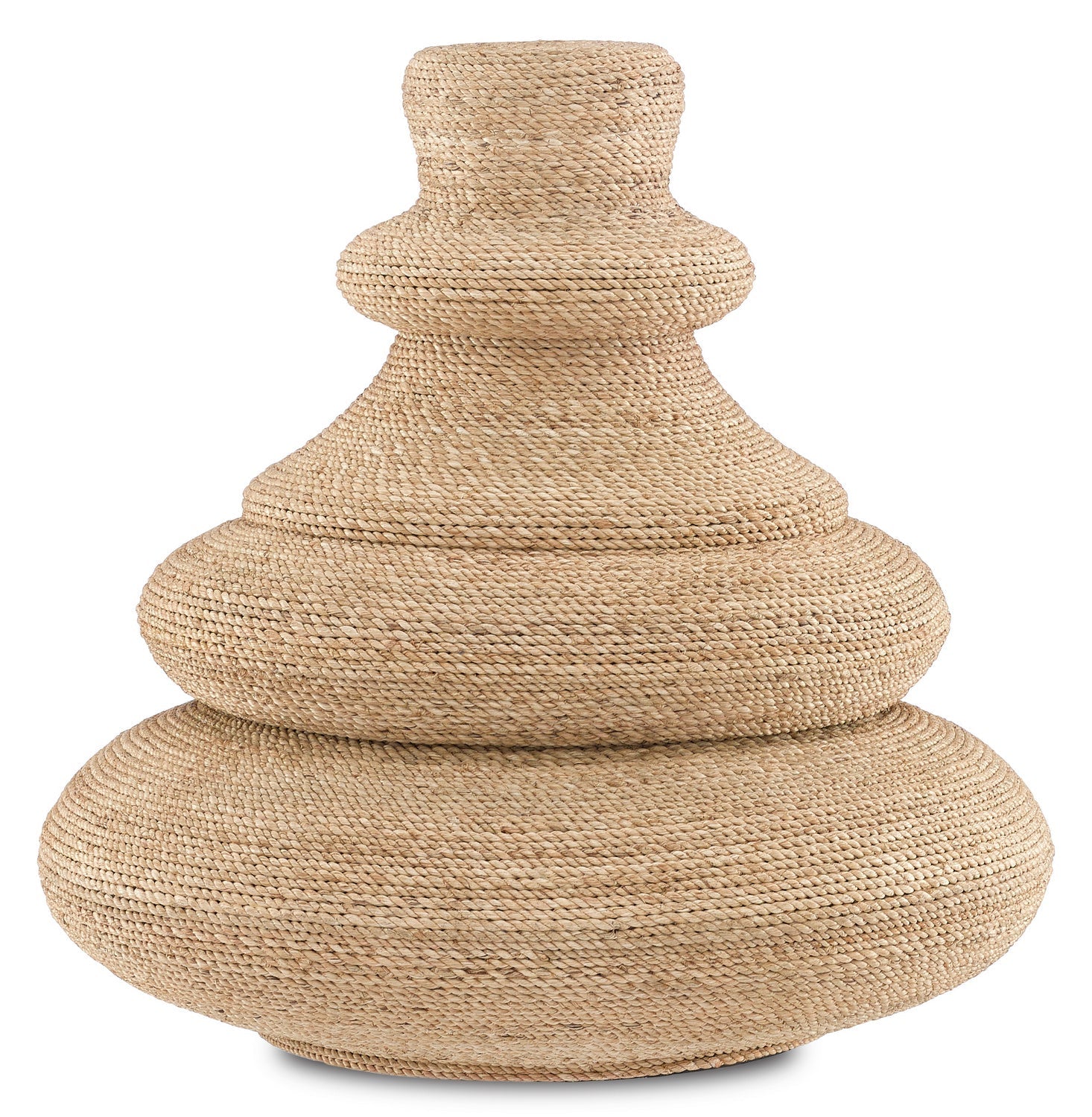 Currey and Company Vessel from the Jaru Collection collection in Natural finish