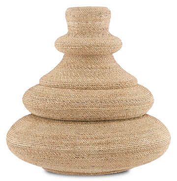 Currey and Company Vessel from the Jaru Collection collection in Natural finish