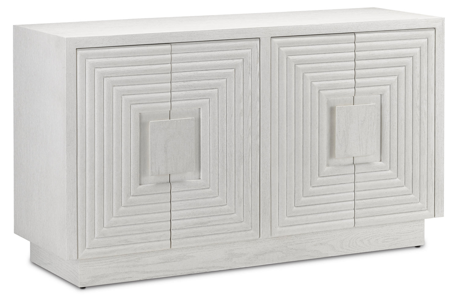 Currey and Company Cabinet from the Morombe Collection collection in Cerused White finish