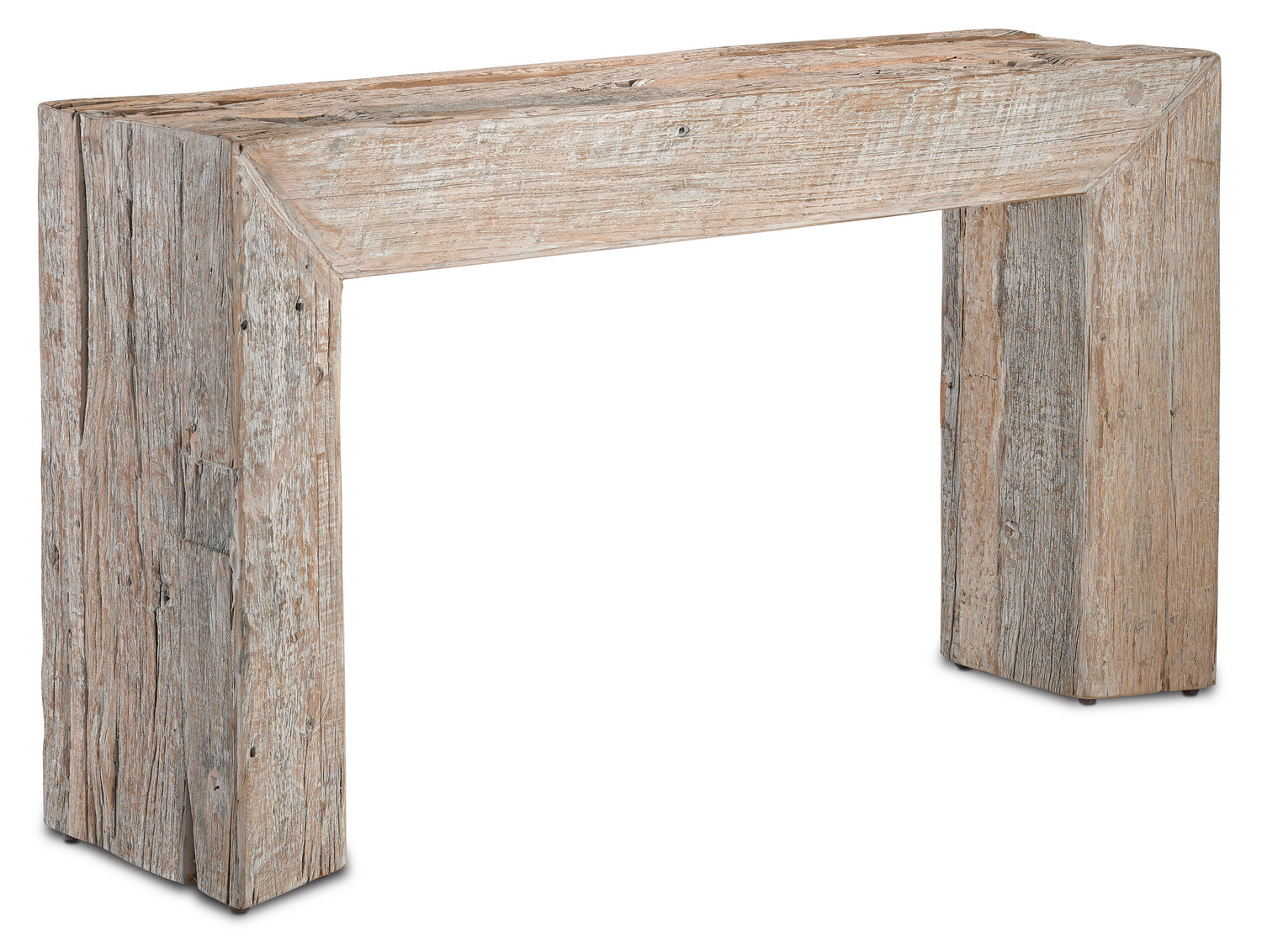 Currey and Company Console Table from the Kanor Collection collection in Whitewash finish