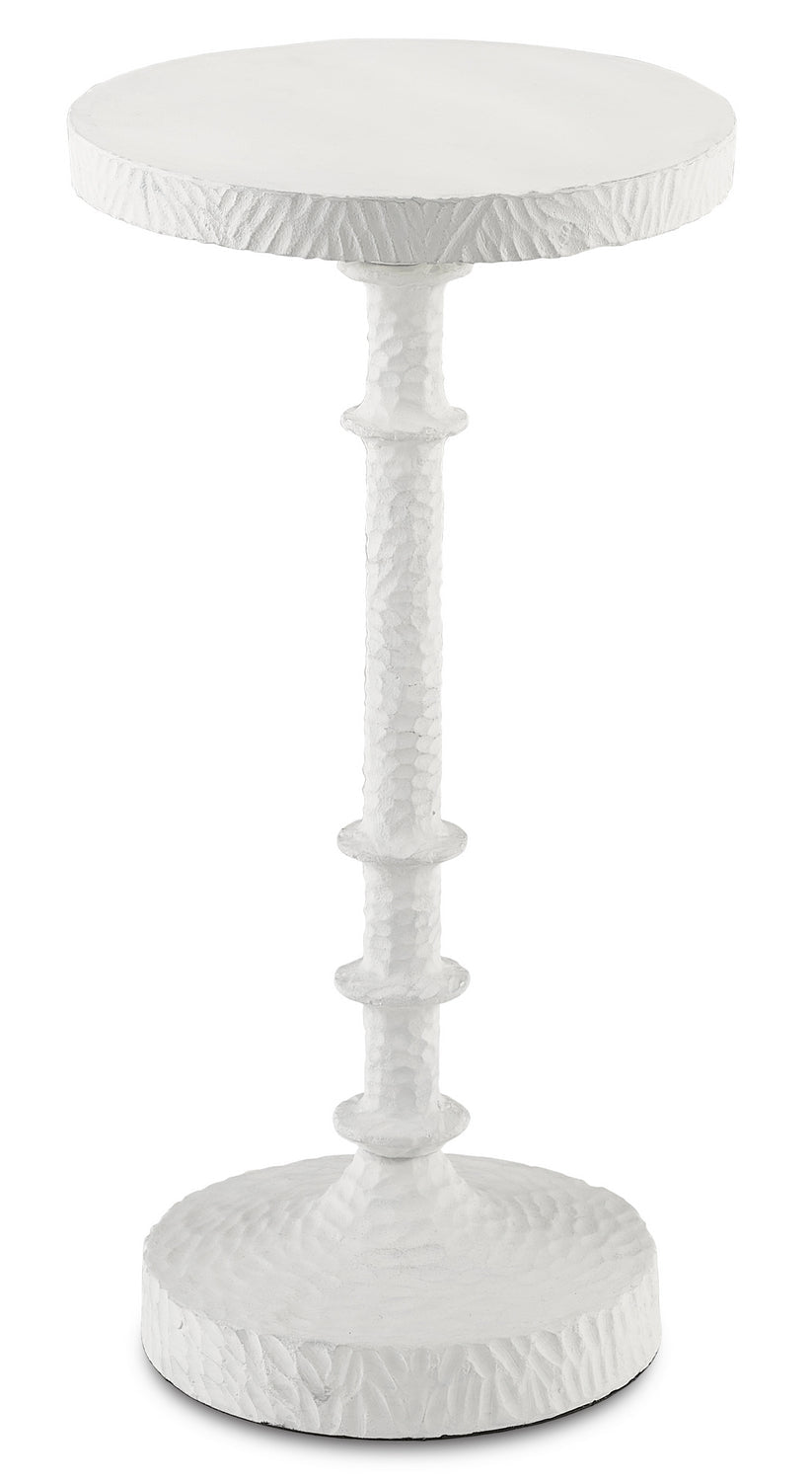 Currey and Company Drinks Table from the Gallo Collection collection in Gesso finish