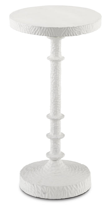 Currey and Company Drinks Table from the Gallo Collection collection in Gesso finish