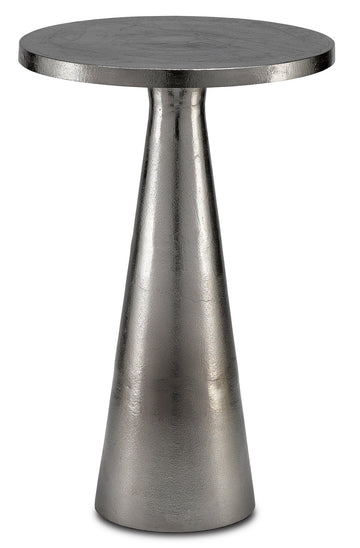 Currey and Company Accent Table from the Tondo Collection collection in Black Nickel finish