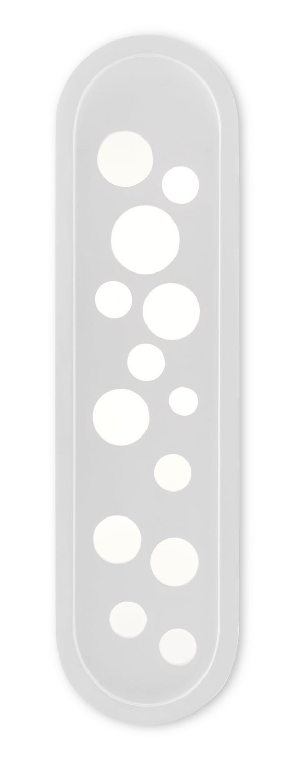 Currey and Company One Light Wall Sconce from the Lapidus Collection collection in Sugar White finish