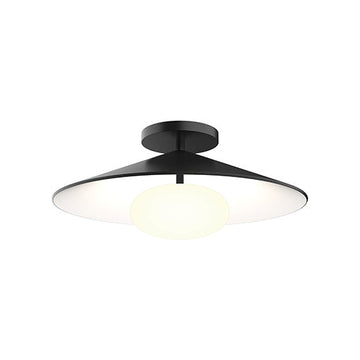 Kuzco Lighting LED Flush Mount from the Cruz collection in Metal - Black/White finish