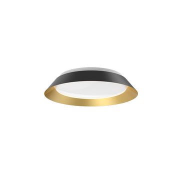 Kuzco Lighting LED Flush Mount from the Jasper collection in Black/Gold finish