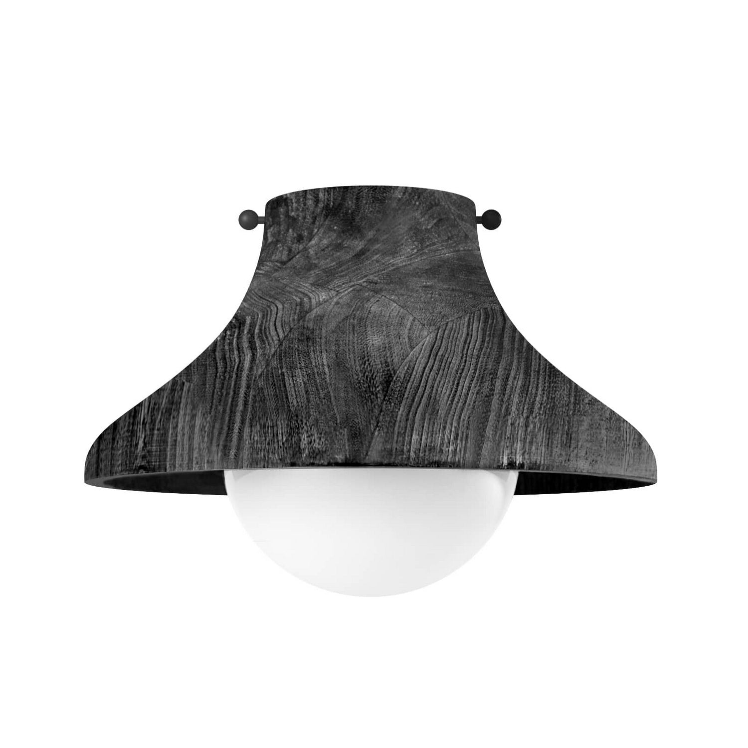 Regina Andrew One Light Flush Mount from the Surfside collection in Ebony finish