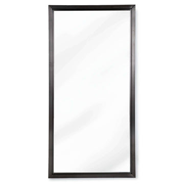Regina Andrew Mirror from the Rectangle collection in Blackened Steel finish